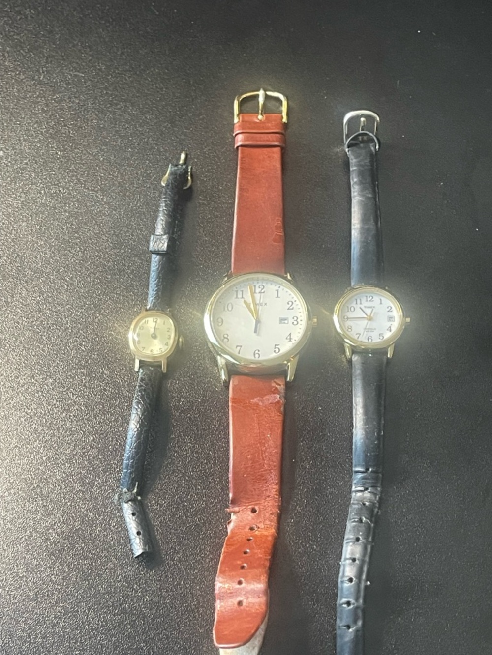 Lot of 3 non working Time ex Watches For Parts/ Pieces